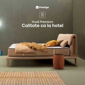 Saltea Ideal Sleep HOTEL SERIES LUX, superortopedică, cu spumă poliuretanică și arcuri, husă cu aerisire optimă, Grosime 25 cm - imagine 5