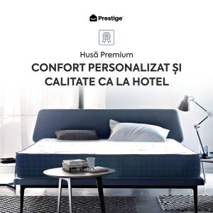 Saltea Ideal Sleep HOTEL SERIES NIGHT LUX, superortopedică, cu spumă poliuretanică și arcuri, husă cu aerisire optimă, Grosime 26 cm - imagine 5