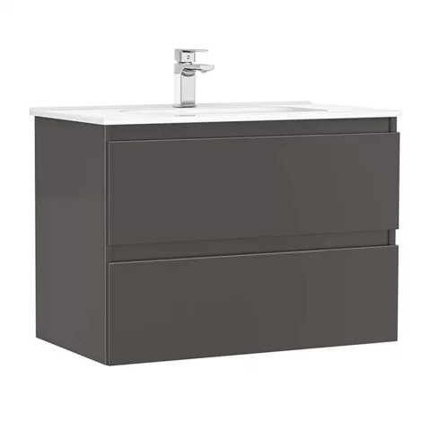 Set PROMO mobilier baza si lavoar Gala Daily 80x46 cm 2 sertare antracit 1 41b9 7895184 gala 1 480x320.webp