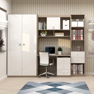 Ansamblu Birou MODUS 3 MDF alb gloss.jpg