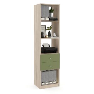 Biblioraft MODUS 45 2 sertare oak pesto opt.jpg