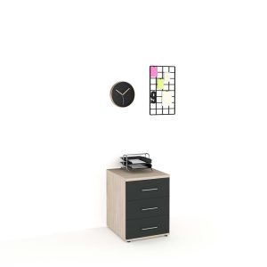 Casetiera 3 sertare STUDIO oak antracit opt.jpg
