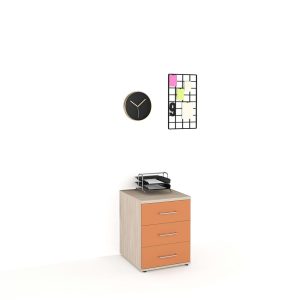 Casetiera 3 sertare STUDIO oak ginger opt.jpg