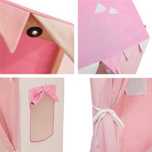 Casuta Micuna Tipi House Pink - imagine 4