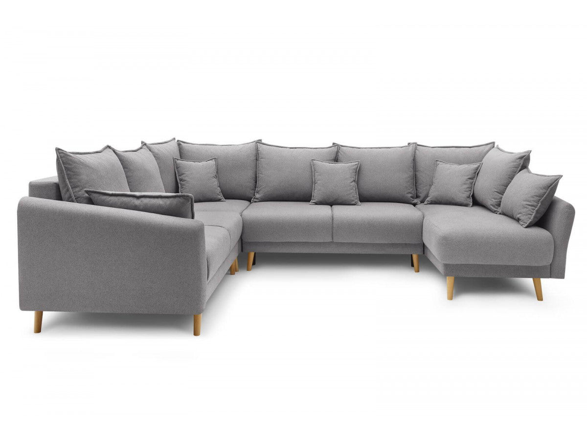 Colțar Extensibil, în formă de U, JULIET, cu ladă de depozitare, variante stânga/dreapta, 316x246x95 cm 1 Colțar Extensibil, în formă de U, JULIET, cu ladă de depozitare, variante stânga/dreapta, 316x246x95 cm