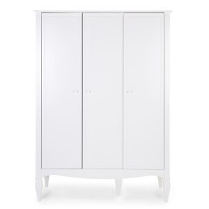 Dulap Childhome Romantic 136.8x60.3x190 cm Mdf Alb - imagine 5
