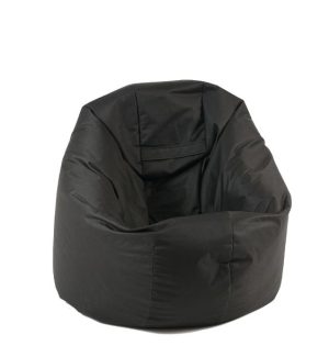 Fotoliu beanbag relaxo teteron black umplut cu perle polistiren - imagine 2