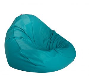 Fotoliu puf tip sac nirvana gigant panama aqua pretabil si la exterior umplut cu perle polistiren - imagine 4