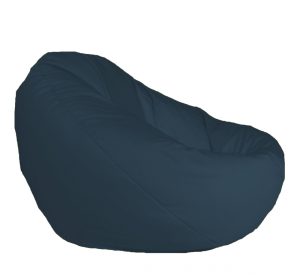 Fotoliu puf tip sac nirvana gigant teteron bleumarin pretabil si la exterior umplut cu perle polistiren - imagine 4