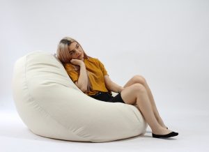 Fotoliu pufrelax nirvana gigant lovesack cu husa detasabila textila umplut cu perle polistiren - imagine 2