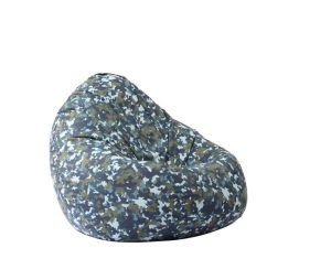 Fotoliu puf tip sac nirvana gigant impermeabil army camouflage air pretabil si la exterior umplut cu perle polistiren - imagine 6