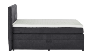 Pat Boxspring Gibson, cu ladă de depozitare, saltea și topper incluse - imagine 5
