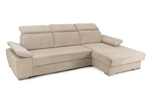 Colțar Extensibil TRENDY, cu ladă de depozitare, cu tetiere reglabile, variante stânga/dreapta 295x170x105 cm - imagine 5