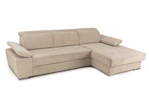 Colțar Extensibil TRENDY, cu ladă de depozitare, cu tetiere reglabile, variante stânga/dreapta 295x170x105 cm - imagine 4