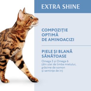 OPTIMEAL Extra Shine, Cod, hrană uscată pisici, piele și blană OPTIMEAL Extra Shine, Cod, hrană uscată pisici, piele & blană, 10kg - imagine 4