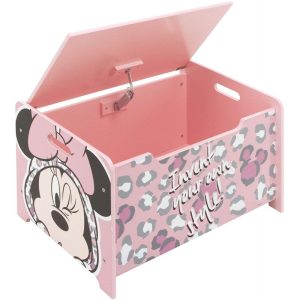 Ladita din lemn pentru depozitare jucarii Minnie Mouse - imagine 2