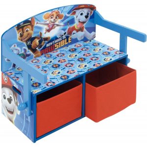 Mobilier 2 in 1 pentru depozitare jucarii Paw Patrol - imagine 2