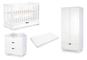 Mobilier camera copii si bebelusi Klups Iwo alb 2 - imagine 6