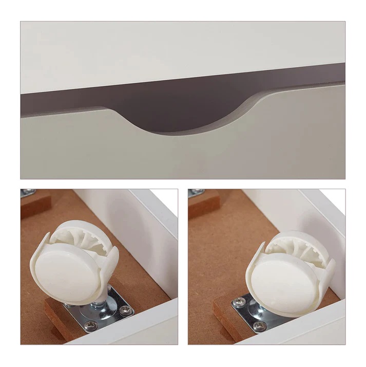 Organizator din lemn Ginger Home pentru jucarii si carti WhiteGrey 1 Organizator din lemn Ginger Home pentru jucarii si carti WhiteGrey