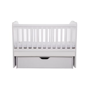 Patut Vessanti Como balansoar alb + saltea cocos confort 120 x 60 x 12 cm - imagine 2