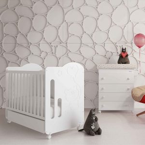 Patut Micuna Sweet Globito 120x60 cm alb - imagine 4