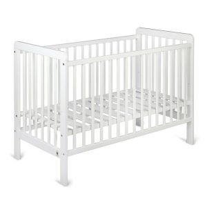 Patut YappyUno din lemn 120x60 cm alb YappyKids - imagine 2
