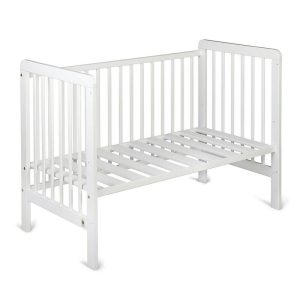 Patut YappyUno din lemn 120x60 cm alb YappyKids - imagine 3