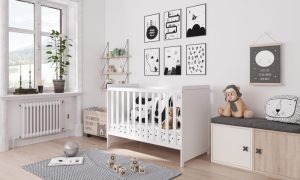 Patut din lemn 120x60 cm Nichiduta Lilia White 120x60 cm - imagine 6