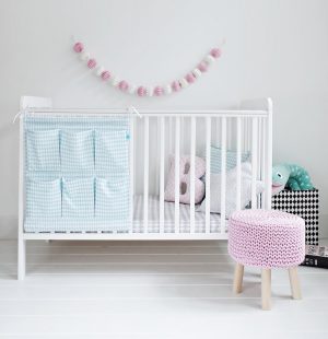 Patut din lemn pentru bebe inaltime saltea reglabila Star Baby Alb 120x60 cm - imagine 7
