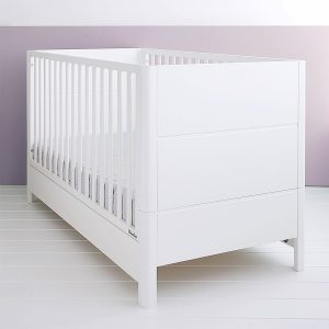 Patut din lemn masiv transformabil pentru bebe si junior Smooth 140 x 70 cm - imagine 8