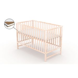 Patut fara sertar Vessanti Clasico Natur + Saltea Cocos 12 cm - imagine 5