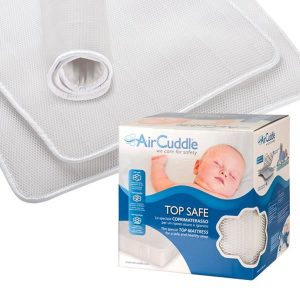 Protectie impermeabila antitranspiratie 3D pentru saltea 60x120 cm AirCuddle Top Safe TS-120 - imagine 3