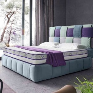 Saltea LAVENDER AIR HYGENE THERAPY, husă detașabilă, superortopedică, cu spumă poliuretanică și arcuri, Grosime 25 cm - imagine 2