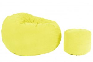 Set Fotoliu mare king size otoman quince husa detasabila transformabil in pat - imagine 3