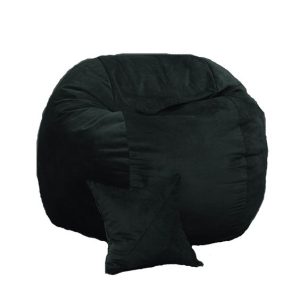 Set fotoliu puf king size perna decorativa black velvet umplut cu fulgi de burete memory mix - imagine 7