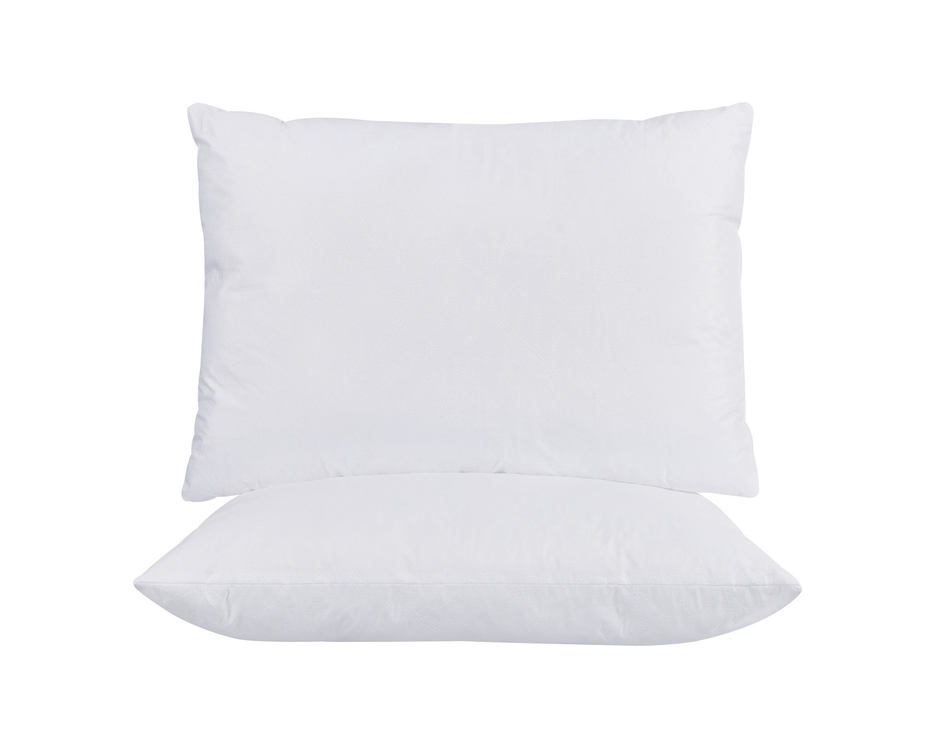 Set 2 Perne 50x70 Somnart Belina, microfibra, lavabile la masina, vidat, alb 1 Set Perne Belina 50x70 2.jpg