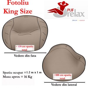 Set fotoliu puf king size perna decorativa black velvet umplut cu fulgi de burete memory mix - imagine 5