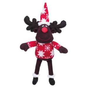 TRIXIE Christmas Xmas Ren , jucărie de pluș câini, M-XL, textil, cu sunet, activități fizice, diverse culori, 42 cm - imagine 2
