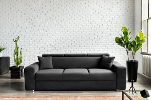 Canapea Extensibilă 3 locuri BELLAGIO, cu tetiere reglabile, 242x95x99 cm - imagine 3