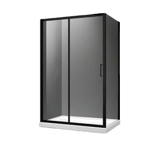 cabina dus dreptunghiulara neagra 100x80 cm mediterraneo iris black 630317.webp