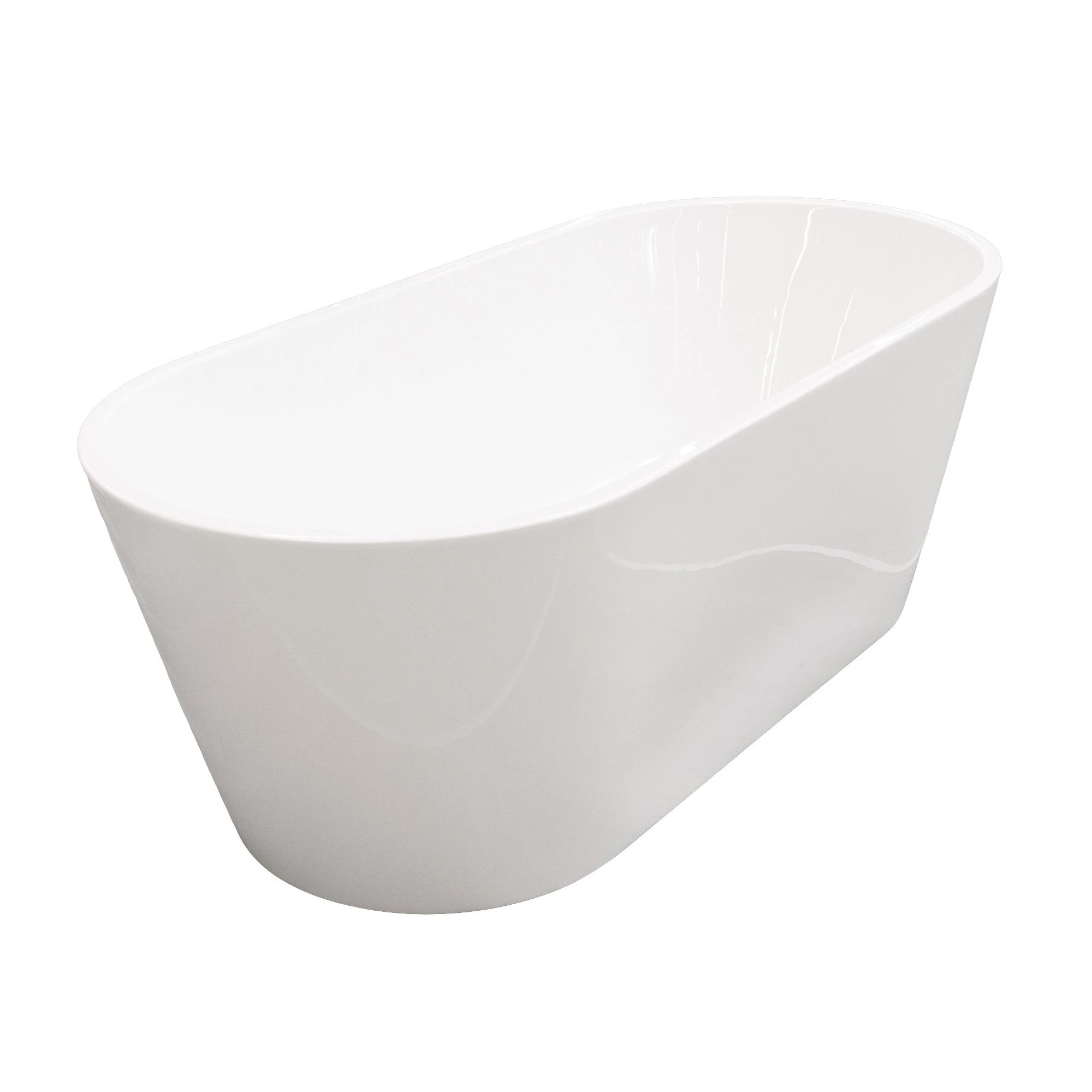 Cada baie freestanding, ovala, Marlin Bella Casa, acril, 150 x 75 cm 1 cada baie freestanding ovala esential bella casa acril 150 x 45 cm copie 13965 4188.webp