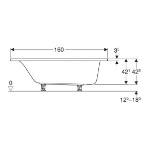 cada dreptunghiulara geberit selnova 160 x 70 cm alb28213.jpg
