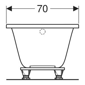 cada dreptunghiulara geberit selnova 160 x 70 cm alb28214.jpg