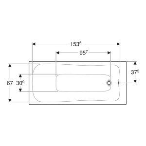 cada dreptunghiulara geberit selnova 170 x 75 cm alb28205.jpg