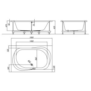 cada dreptunghiulara kolpasan adam eva 195 x 125 cm pentru inzidire32050.jpg