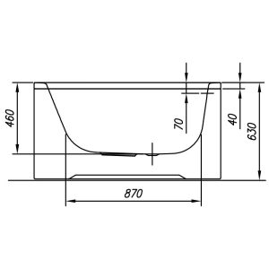 cada dreptunghiulara kolpasan betty 120 x 70 cm alb26183.jpg