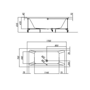 cada dreptunghiulara kolpasan elektra 170 x 70 cm acril alb10018.jpg