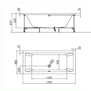 cada dreptunghiulara kolpasan elektra 170 x 80 cm acril alb9758.jpg