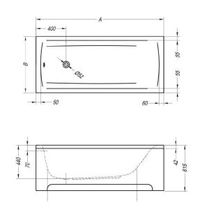 cada dreptunghiulara kolpasan evelin 140 x 70 cm13301.jpg