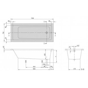 cada dreptunghiulara villeroy boch targa plus solo 170 x 75 alb alpin14674.jpg